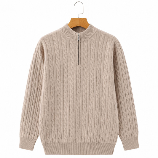 Halton Cashmere Half-Zip Jumper