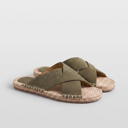 Corsham Suede Espadrille Slide