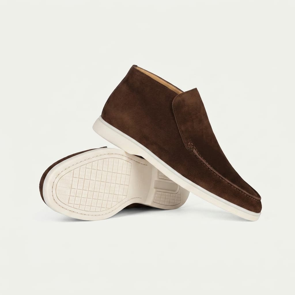 Portofino Suede Hi-Top Loafer