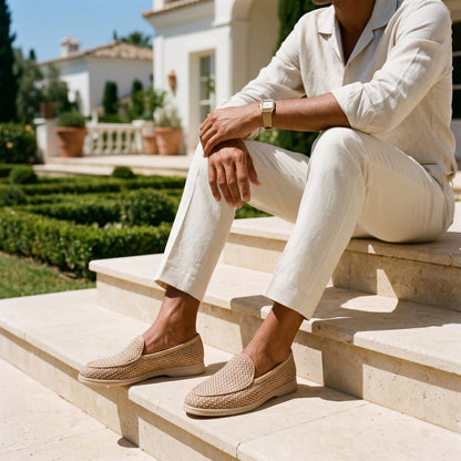 Bosa Woven Mesh Loafer